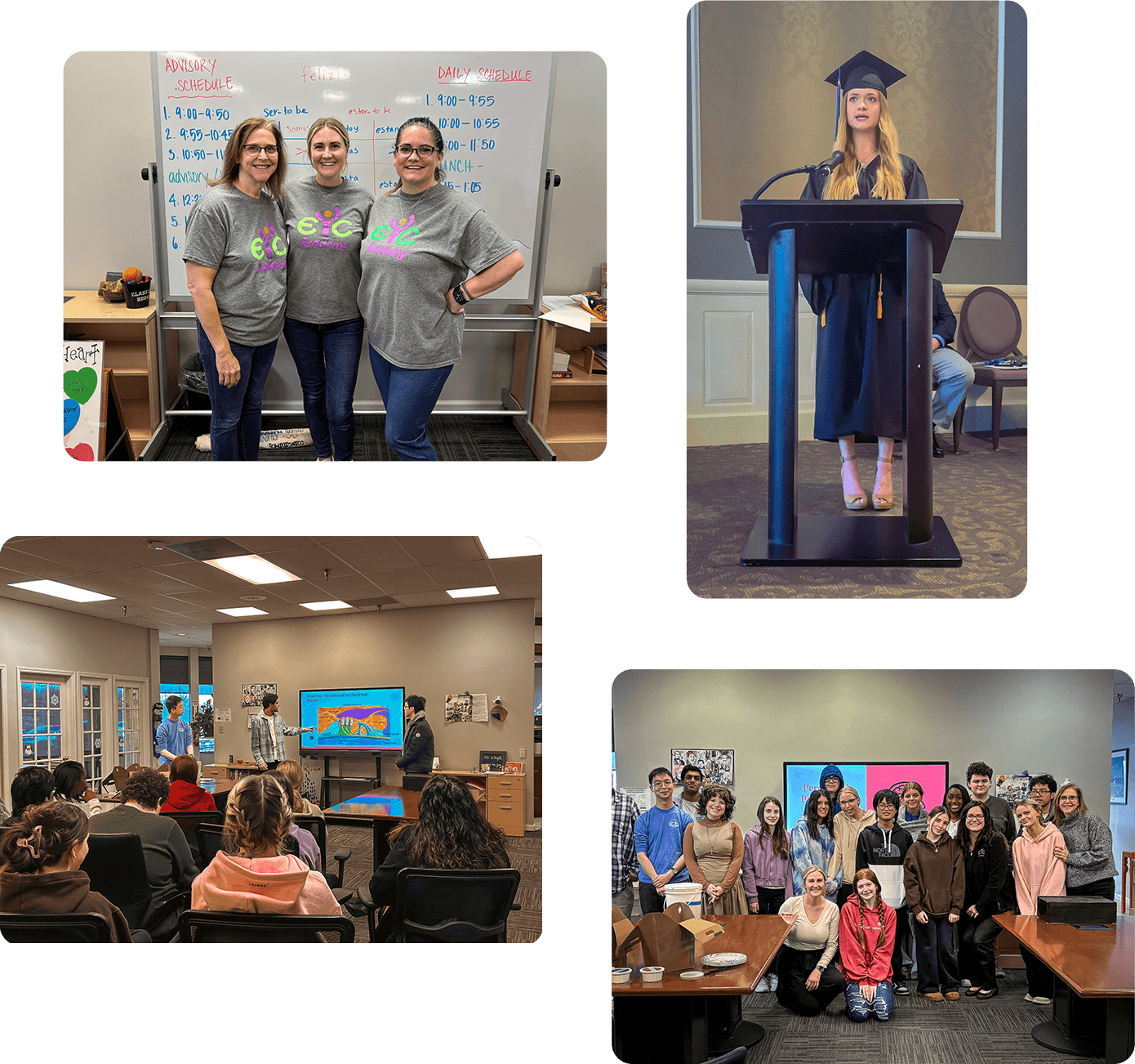 collage of school activities